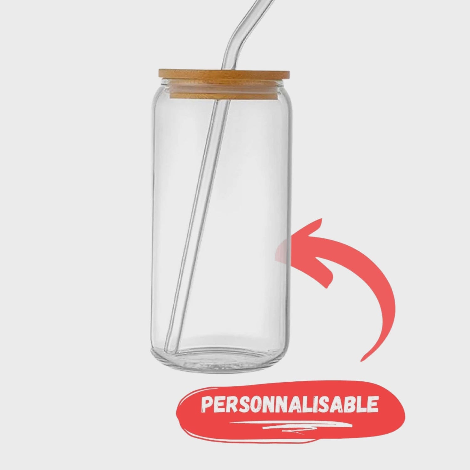 Tasse En Verre et Plastique Personnalisable