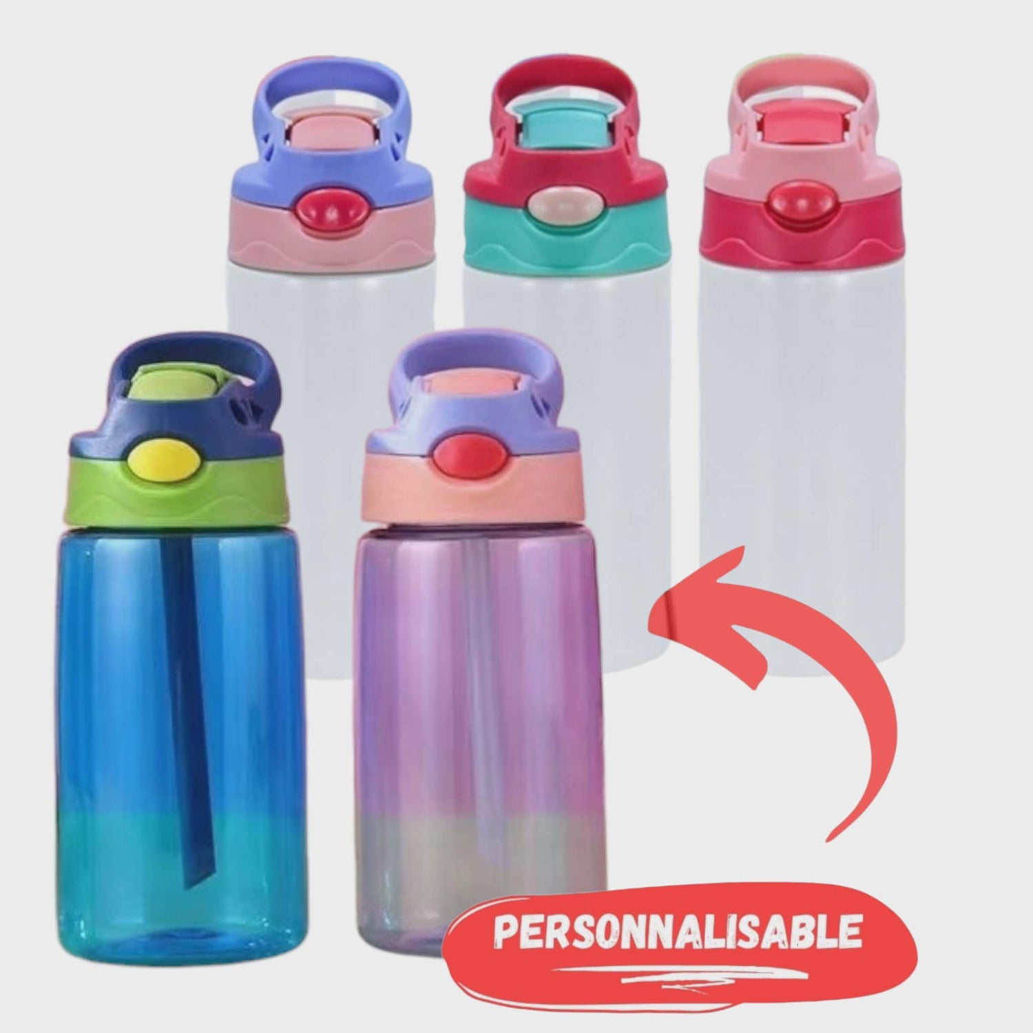 Tumbler et Gourde Personnalisable Enfant
