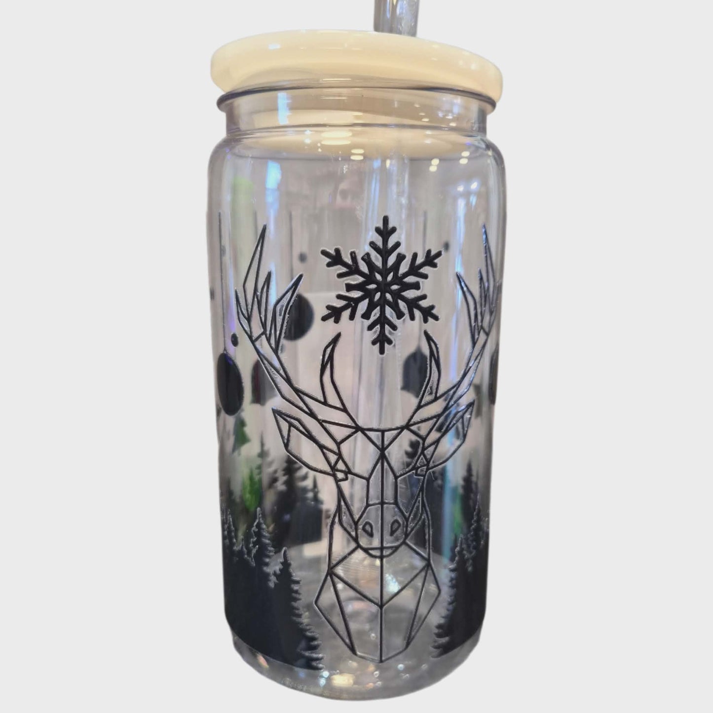 Glass Can En Plastique