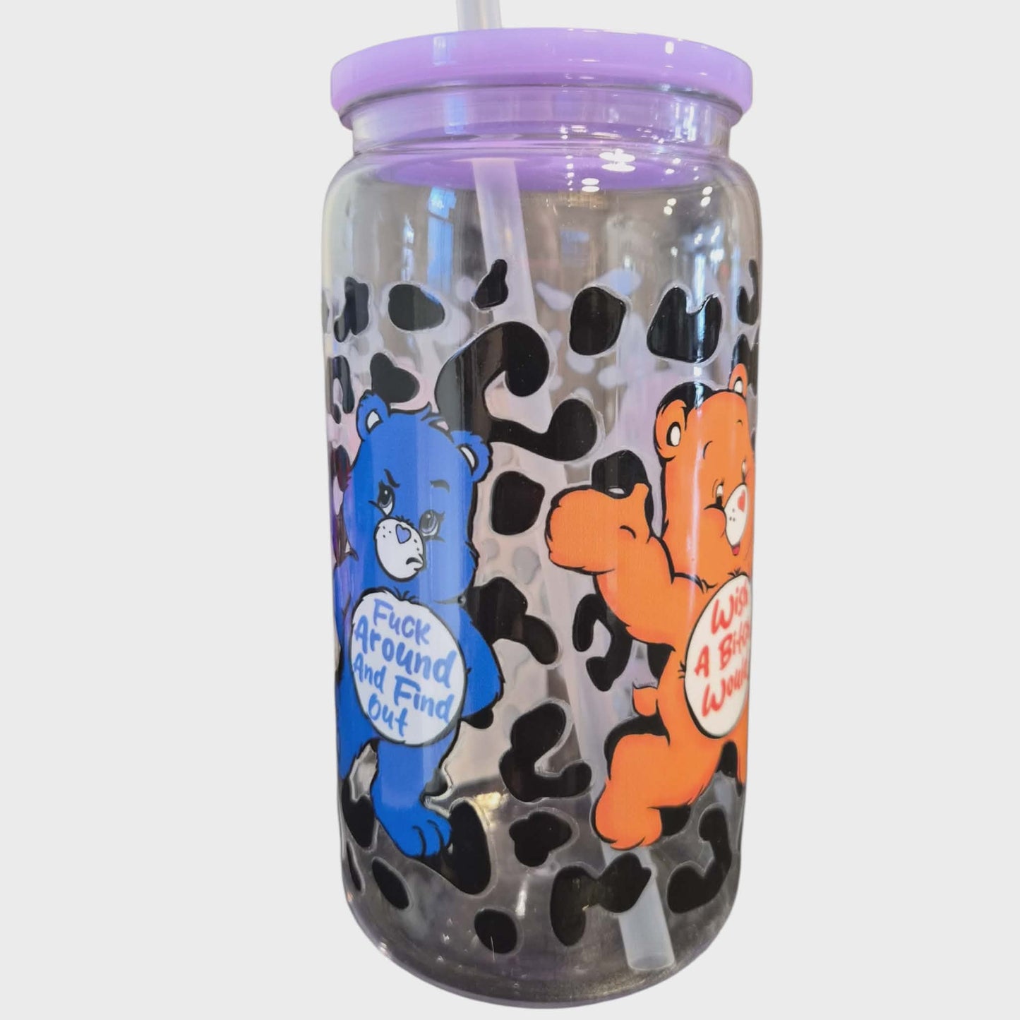 Glass Can En Plastique