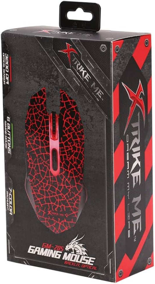 Souris de Jeu Optique Filaire XTRIKE ME GM-205