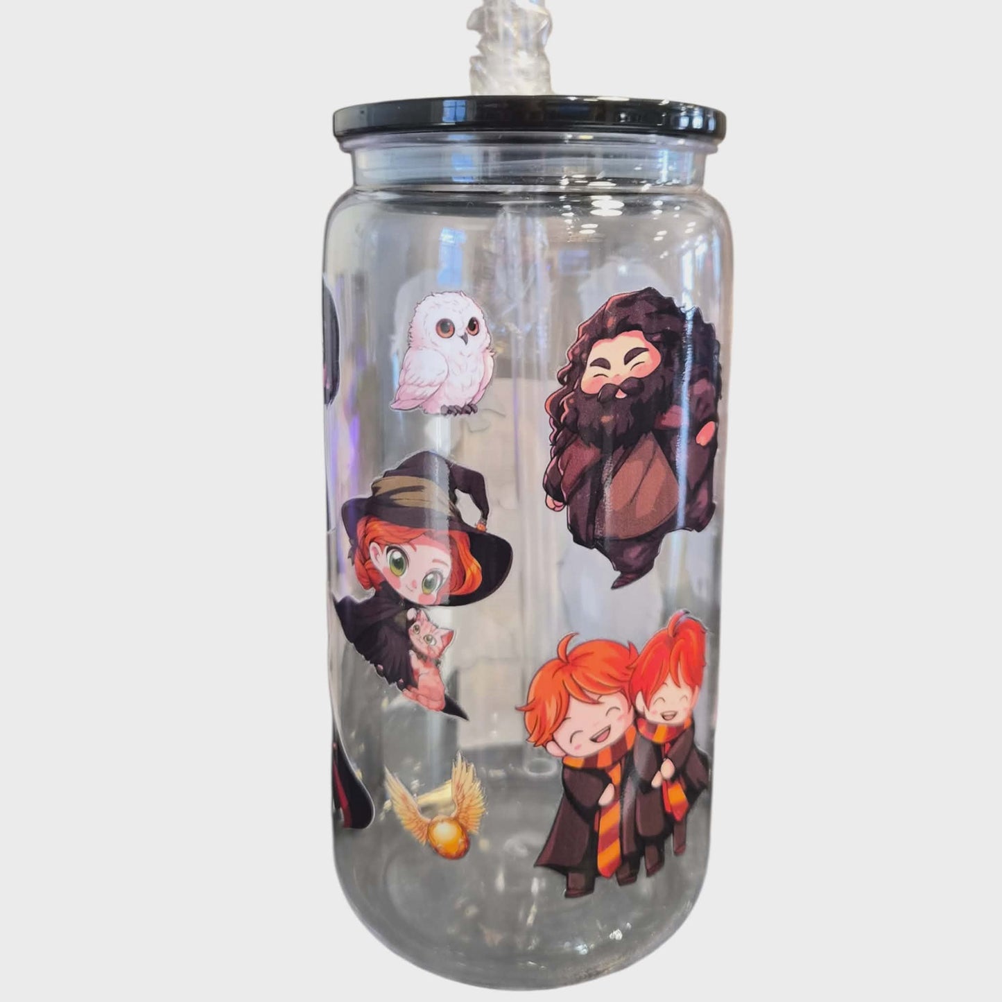 Glass Can En Plastique