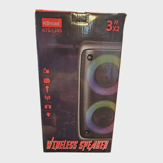 Enceinte Portable Karaoke sans Fil KBroad KTS-1265