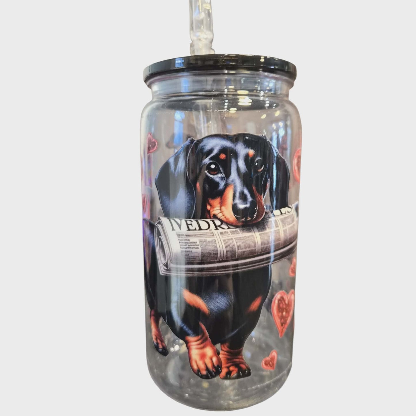 Glass Can En Plastique
