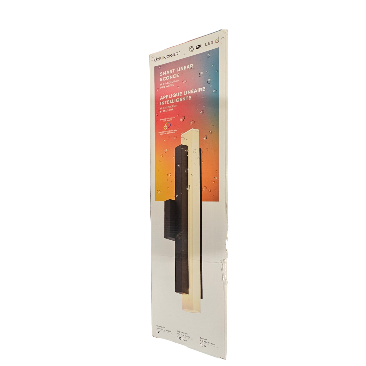 Appliqué linéaire intelligente à LED Dals Connect. 